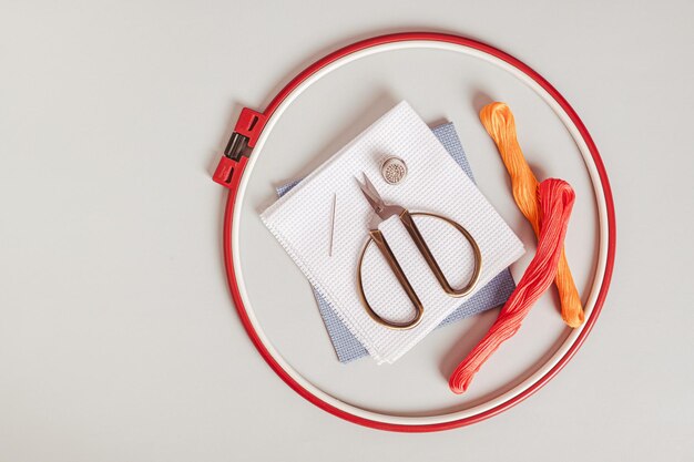 three embroidery tools